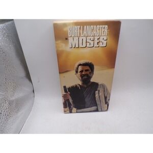 Moses VHS Burt Lancaster 1981 Biblical Epic Drama Fox Video Hi-Fi PG Movie‎